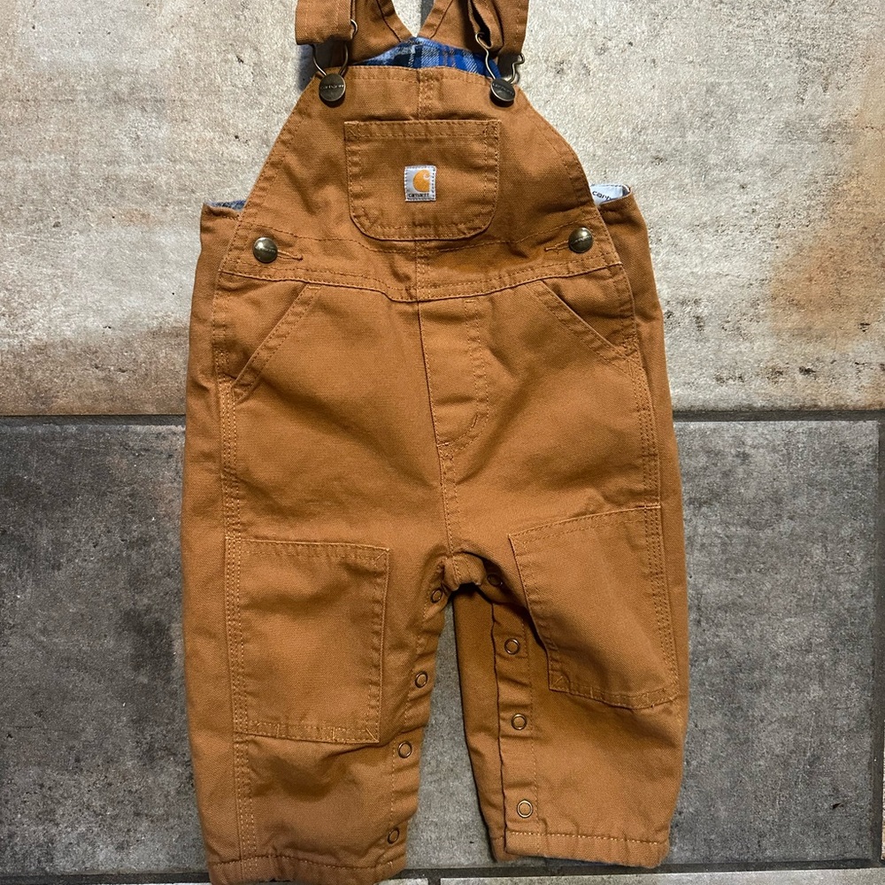Carhartt Kids Brown Overalls